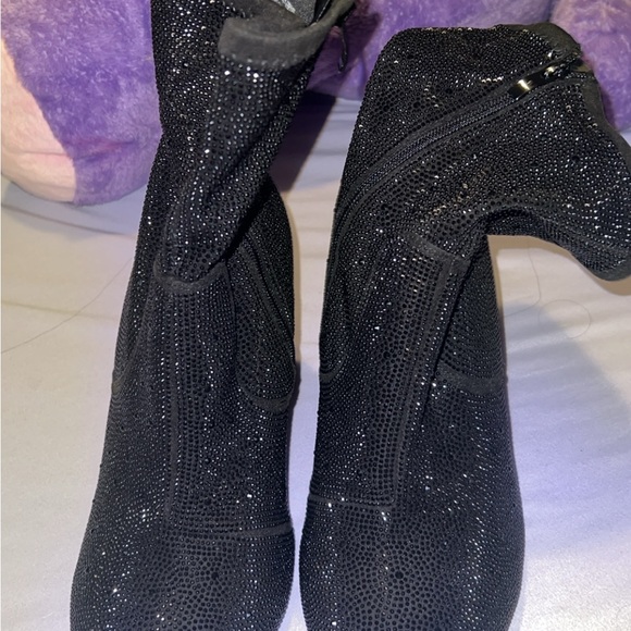 12WW Torrid Embellished Stretch boots. - Picture 3 of 4